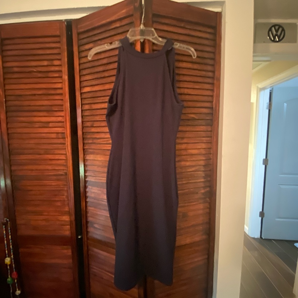 Rolla Coster navy  Halter Sheath Dress